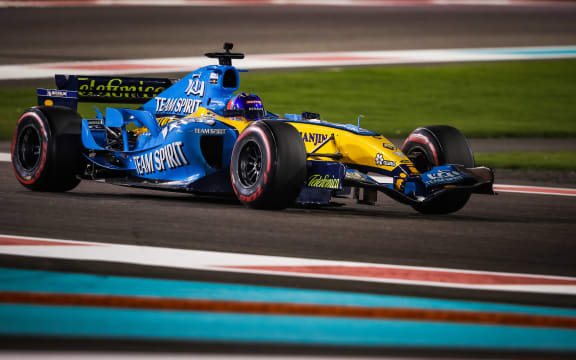 F1 testing Fernando Alonso of Williams 2020.