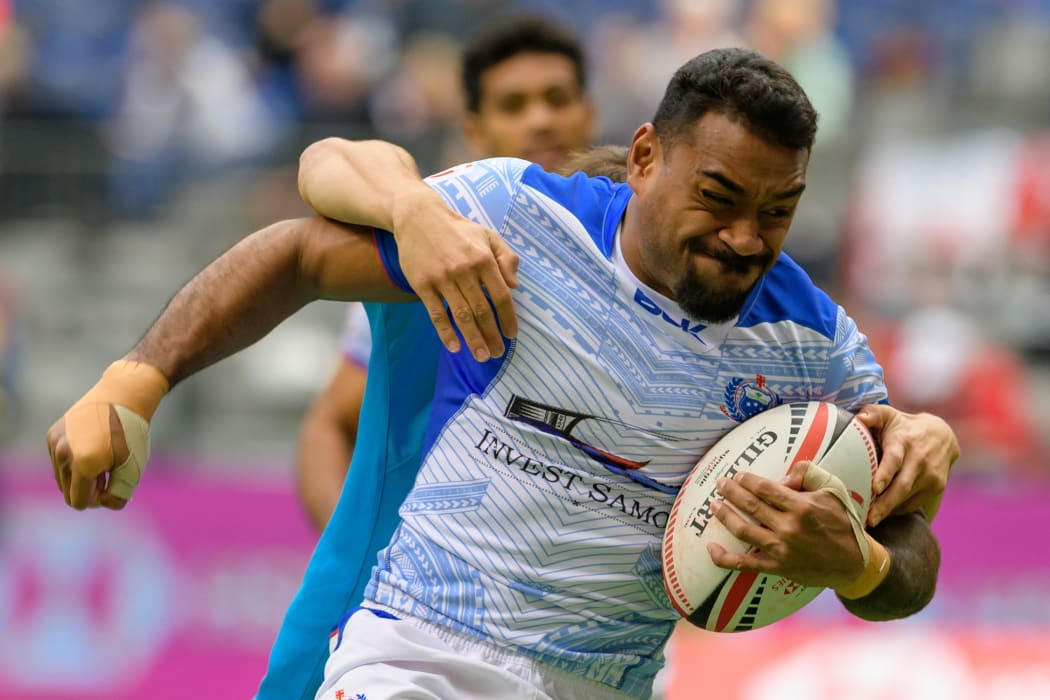 New Samoa sevens captain David Afamasaga.