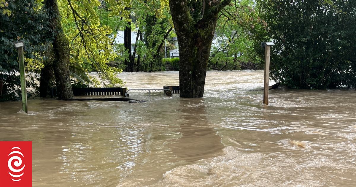 River near Taumarunui 'gone up probably six metres'