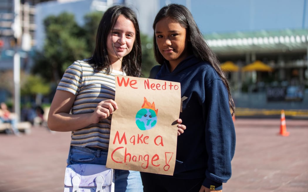 Auckland students climate change strike
