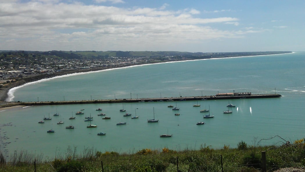 The view from Oamaru's Lookout Point, site of the proposed subdivision.