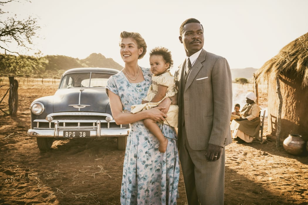 Rosamund Pike and David Oyelowo as the Bechuanaland royal family in Amma Asante’s A United Kingdom.