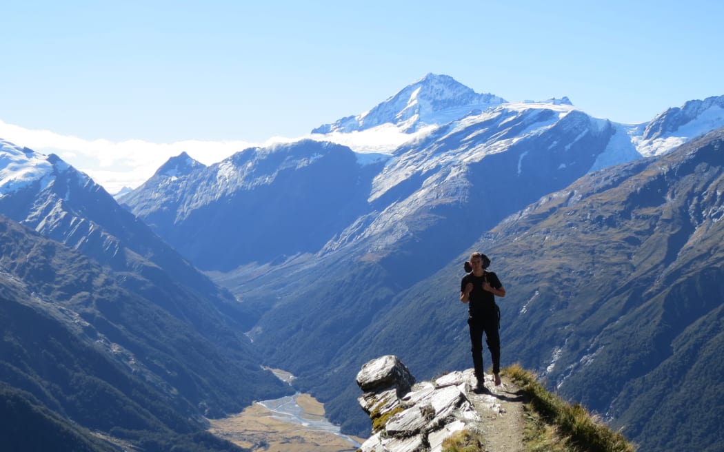 Scott Lange was left with cold feet after a curious kea stole one of his shoes while he was camping.