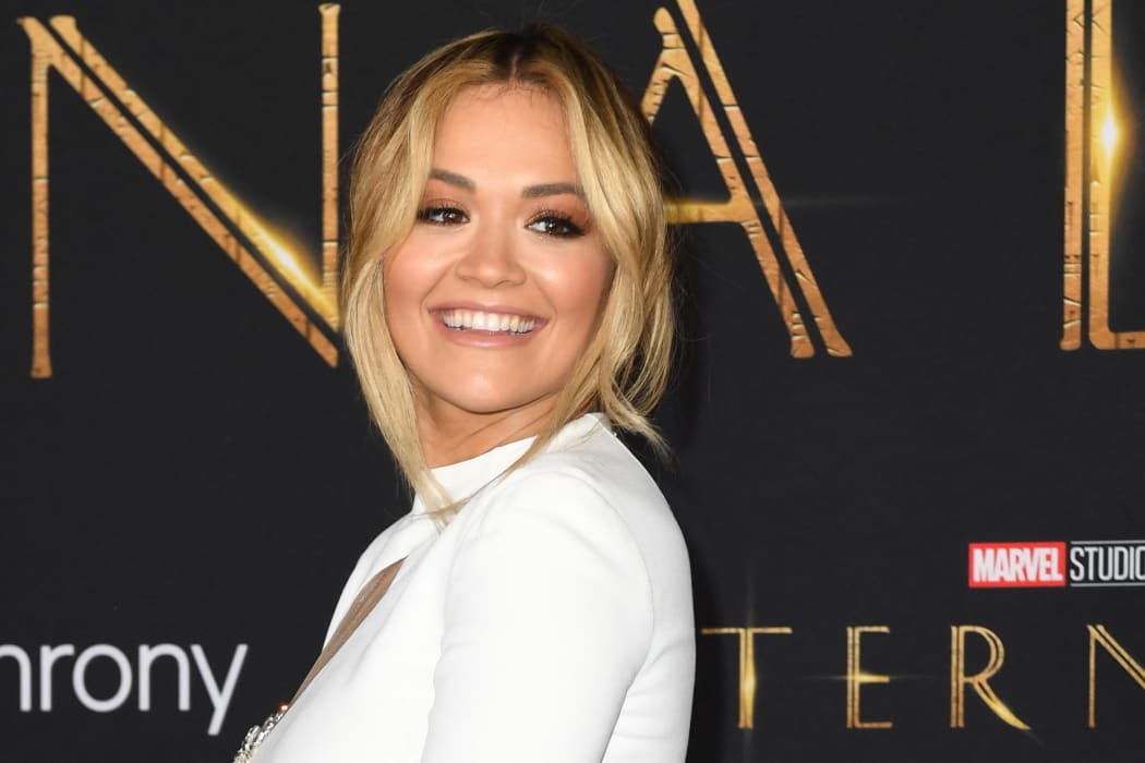 British singer Rita Ora arrives for Marvel Studios' "Eternals" premiere at the Dolby theatre in Los Angeles, 18 October, 2021.