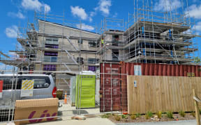 A construction site in Manukau, South Auckland.