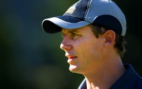 Brumbies coach Stephen Larkham at a pre-Season match in Queenstown, 2014.