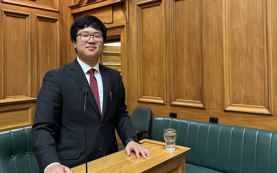Jerry Wei, a Youth MP of Chinese heritage, was selected by ACT list MP Karen Chhour.