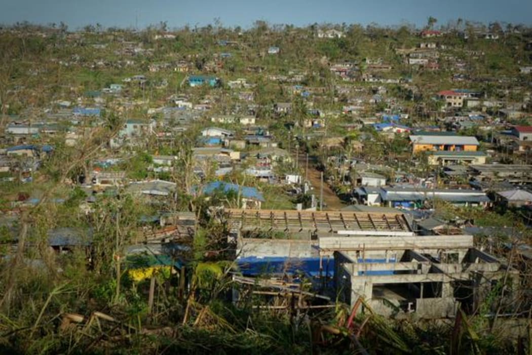 Port Vila, Vanuatu, after Cyclone Pam.