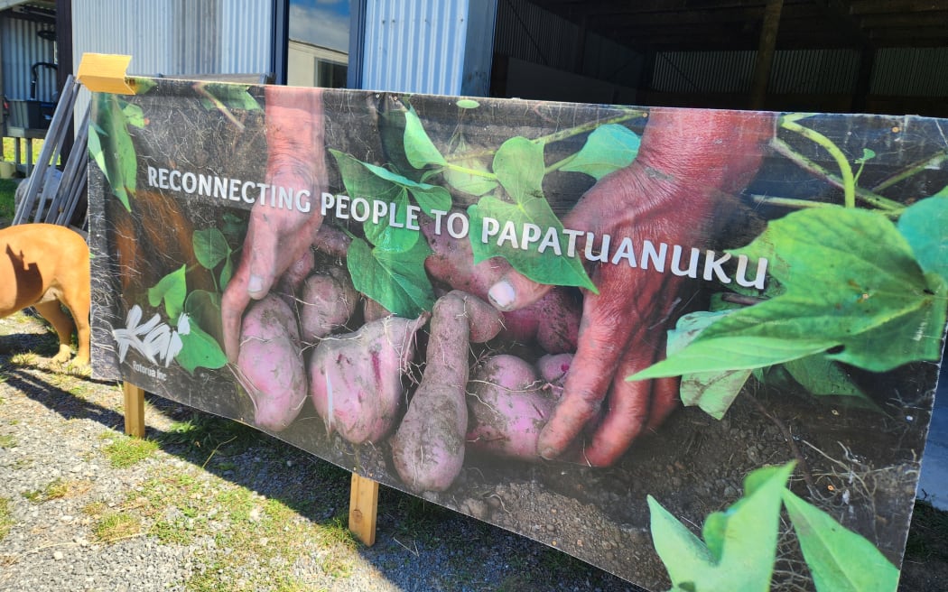 A sign explaining the ethos of Kai Rotorua