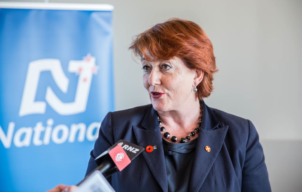 Conservation Minister Maggie Barry speaking in Auckland in May, 2016.