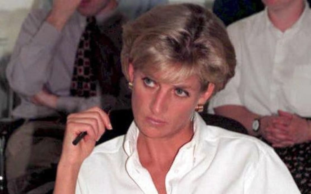 Princess Diana in Angola in 1997.