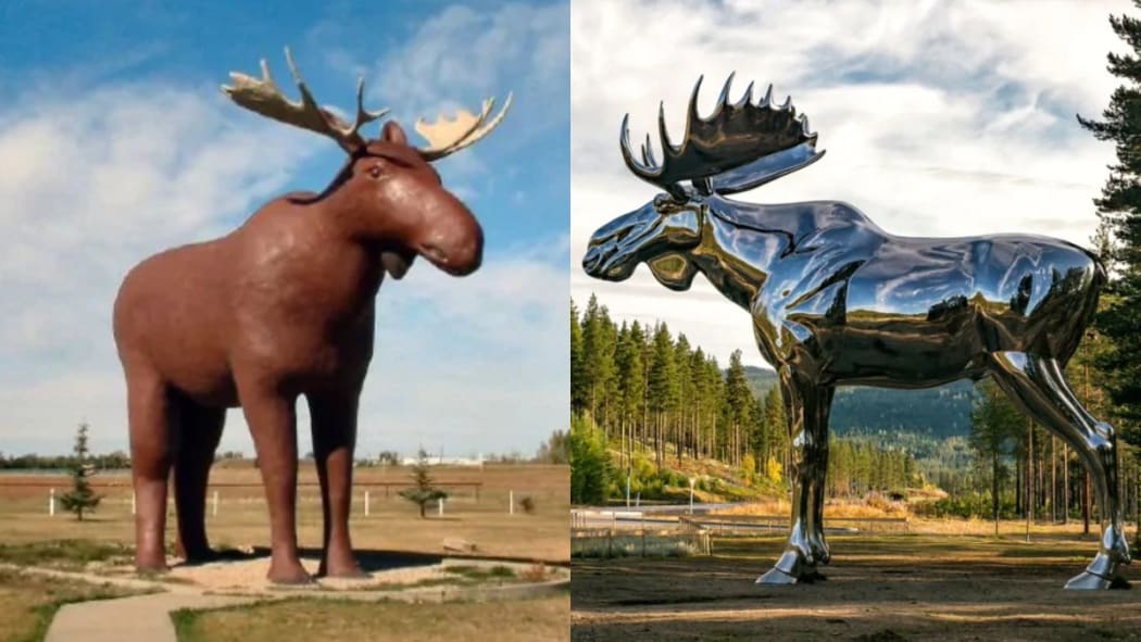 Moose statue stoush