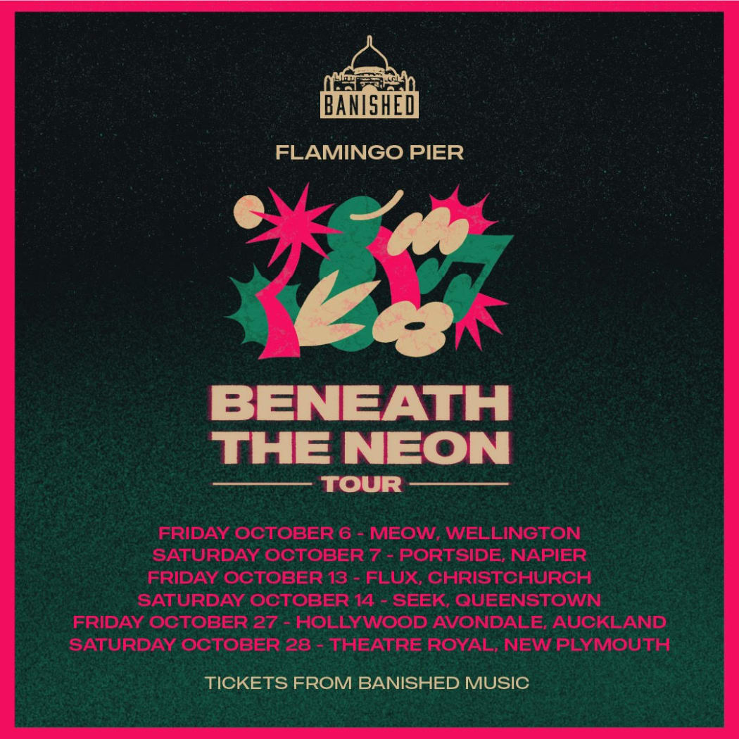 Flamingo Pier tour poster 2023