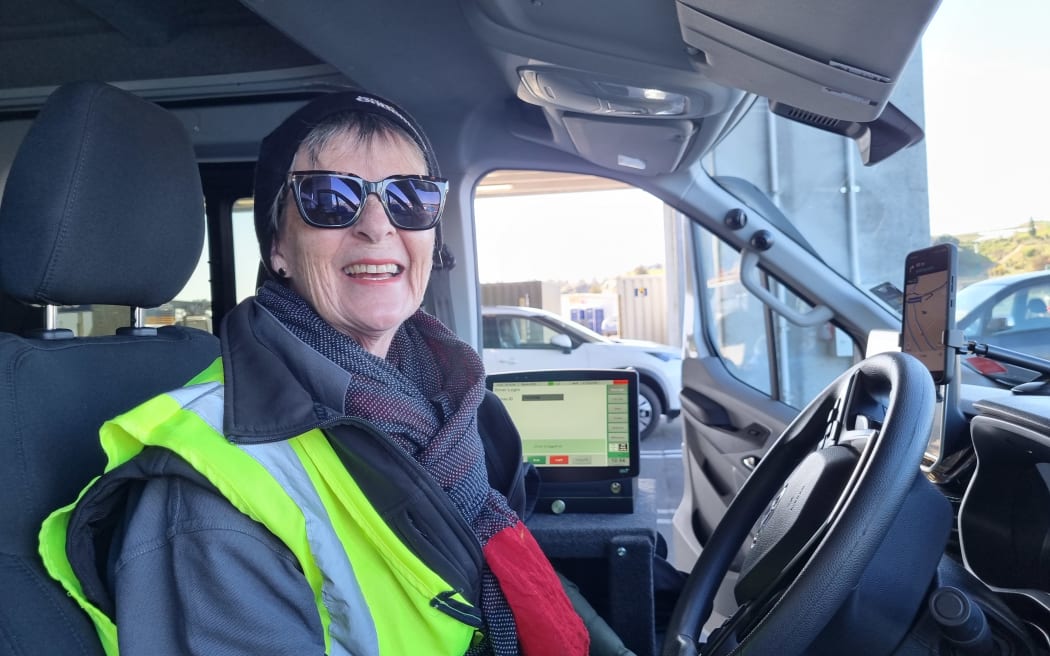 Pauline McBride, one of the Baybus OnDemand drivers