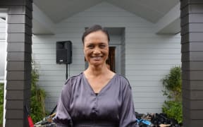 Rangitamoana Wilson, one of 19 whānau members living at the new papakainga.