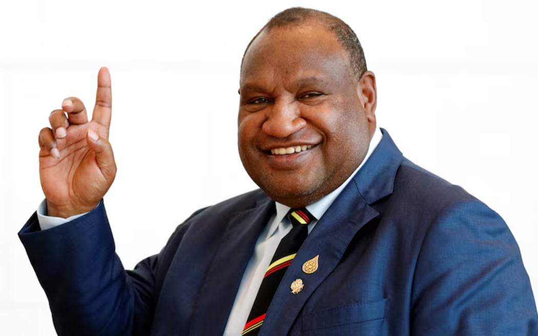 PNG Prime Minister James Marape said the project ideas were possible mid- or long-term projects. (Reuters: Rungroj Yongrit/Pool)