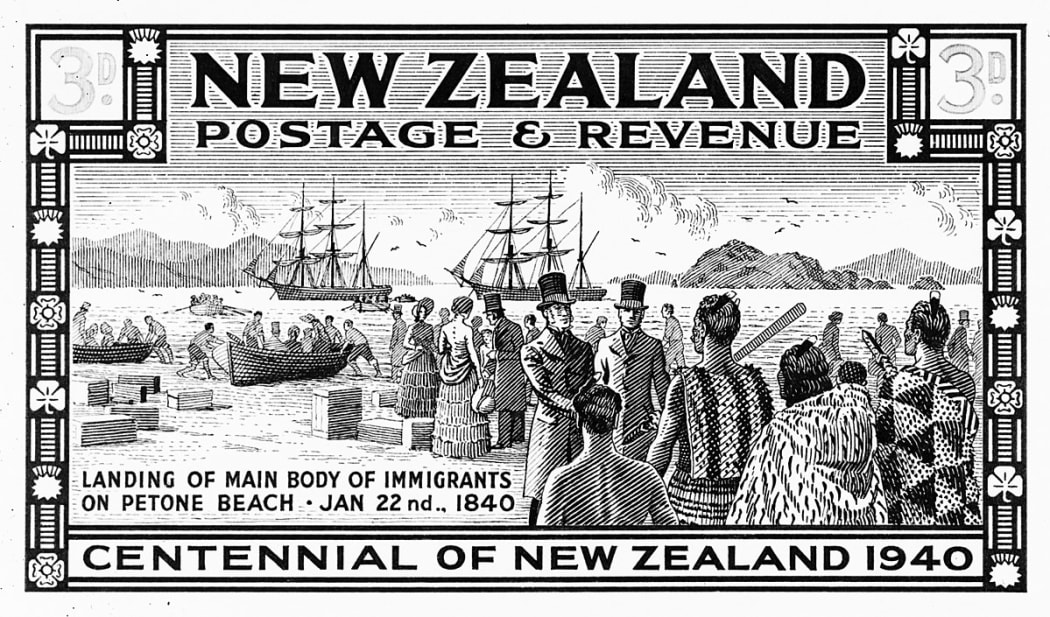 John Bryce was among the initial Wellington immigrants celebrated by this commemorative stamp.