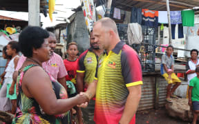 PNG Hunters coach Matt Church