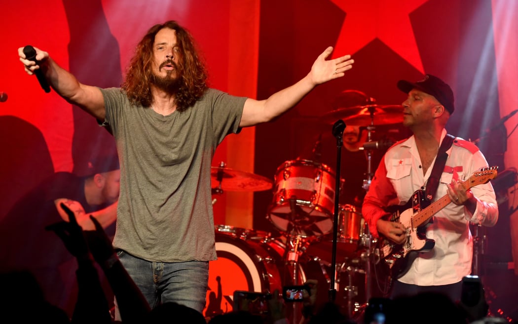 US musician Chris Cornell performing in January 2017.