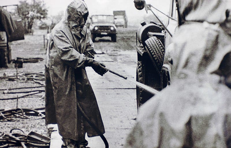 Decontamination at Chernobyl