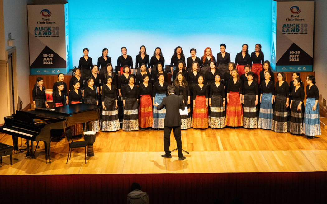 Shanghai Xinyue Women’s Choir, hailing from Shanghai, China, is making its fourth appearance at the World Choir Games.