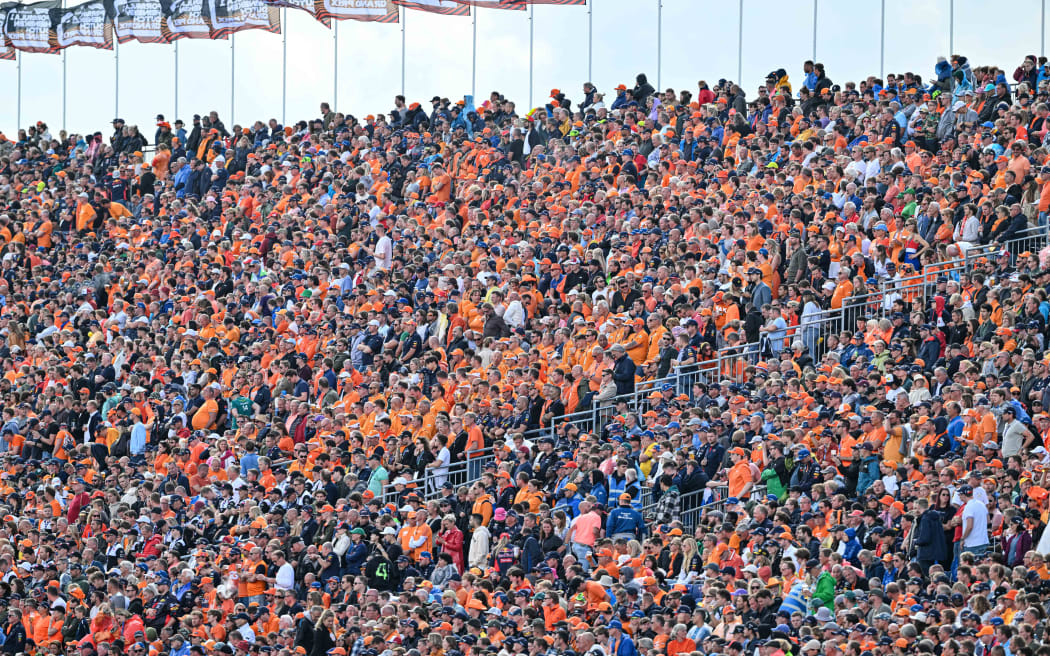 The orange army at the Dutch F1 Grand Prix