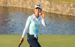 Lydia Ko of New Zealand in Saudi Arabia.