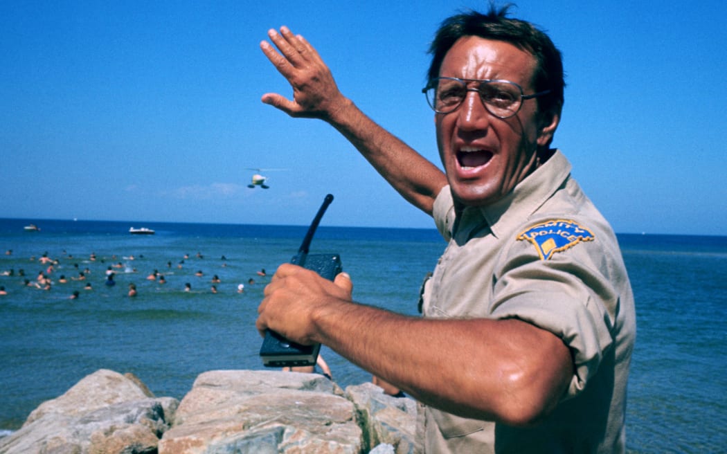 Roy Scheider as police chief Martin Brody, in the 1975 classic Jaws.