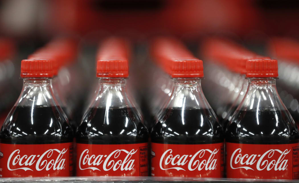 SALT LAKE CITY, UT - FEBRUARY 10: Bottles of Coke-Cola wait to be shipped out at a Coco-Cola bottling plant on February 10, 2017 in Salt Lake City, Utah. Current Coke president James Quincey will become CEO on May 1.   George Frey/Getty Images/AFP