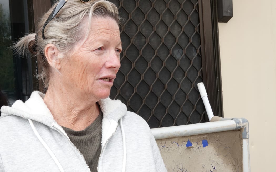 Chesterhope Kennels owner Di O'Neill and her son-in-law Trent Bray rescued all the animals and took them to safety at the school next door during Cyclone Gabrielle.