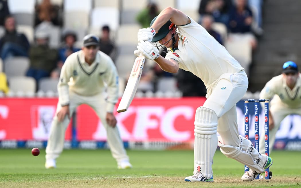 Australia's Cameron Green batting