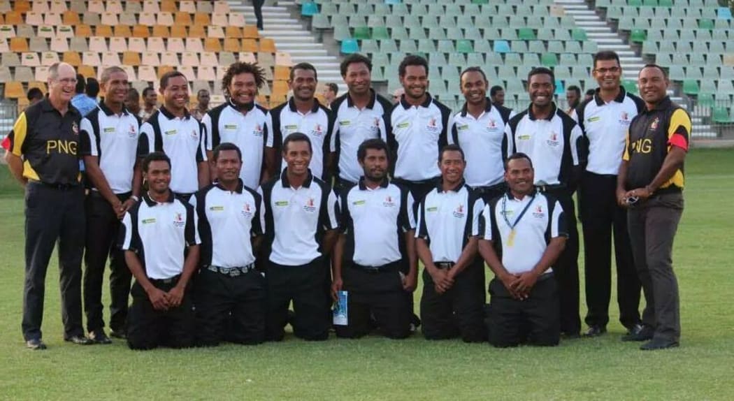 PNG Barramundi's cricket team.