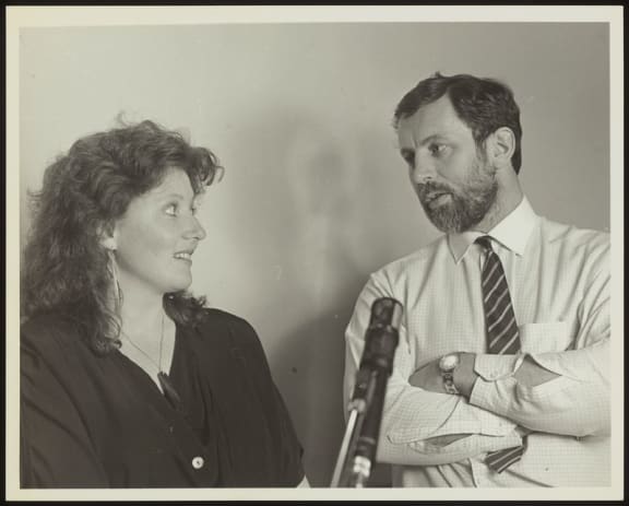 Geoff Robinson and Maggie Barry in the mid 1980s.