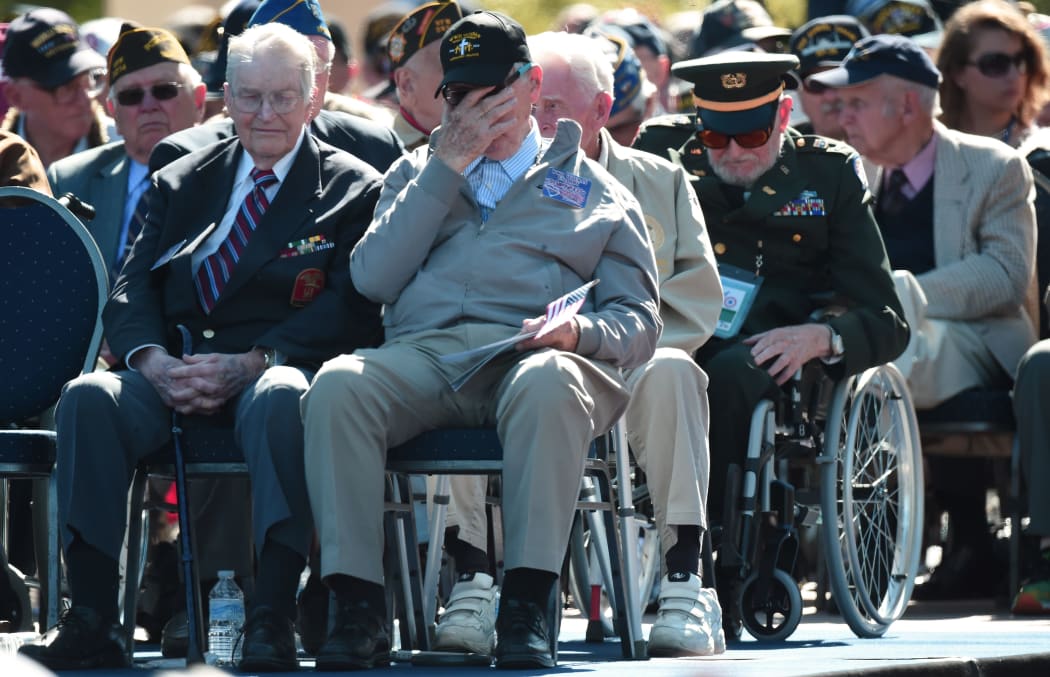 For some veterans, the memory of their time at war was overwhelming.