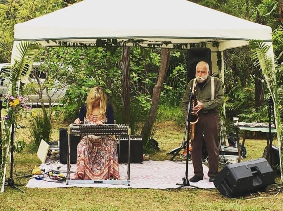 Peter Broetzmann and Heather Leigh in Coromandel