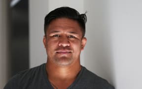 Keven Mealamu of the Blues poses at a media press conference during the All Blacks Wider Squad Training camp held at the Rydes Hotel, Christchurch on 19 May 2014.