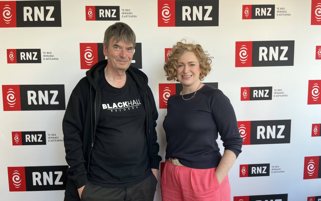 Writer Ian Rankin - who's visiting New Zealand for the 2025 Auckland Writer's Festival - with RNZ's Susie Ferguson.