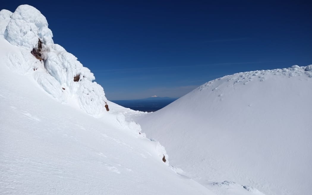 Inside the crater on top of Mt Ngāuruhoe.