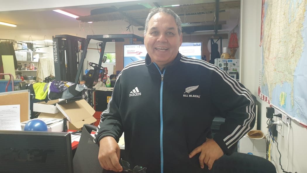 Phoenix Shipping manager Billy Preston handled the Yangtze Flourish's visit to Port Taranaki.