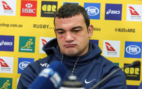 An unhappy Agustin Creevy