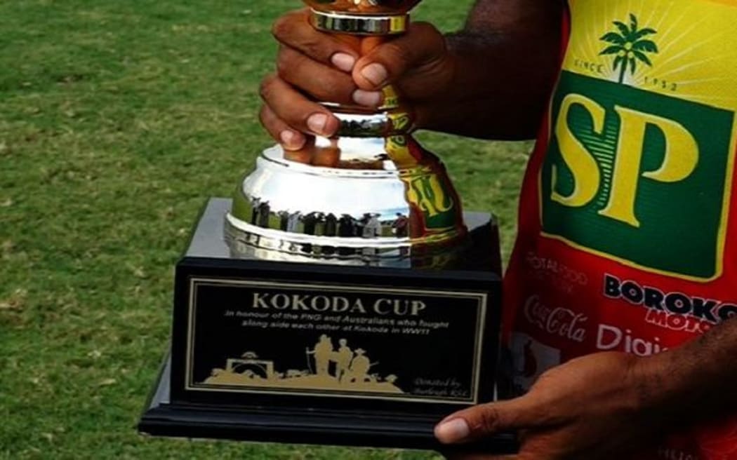 The Burleigh Bears and the PNG Hunters play for the Kokoda Cup