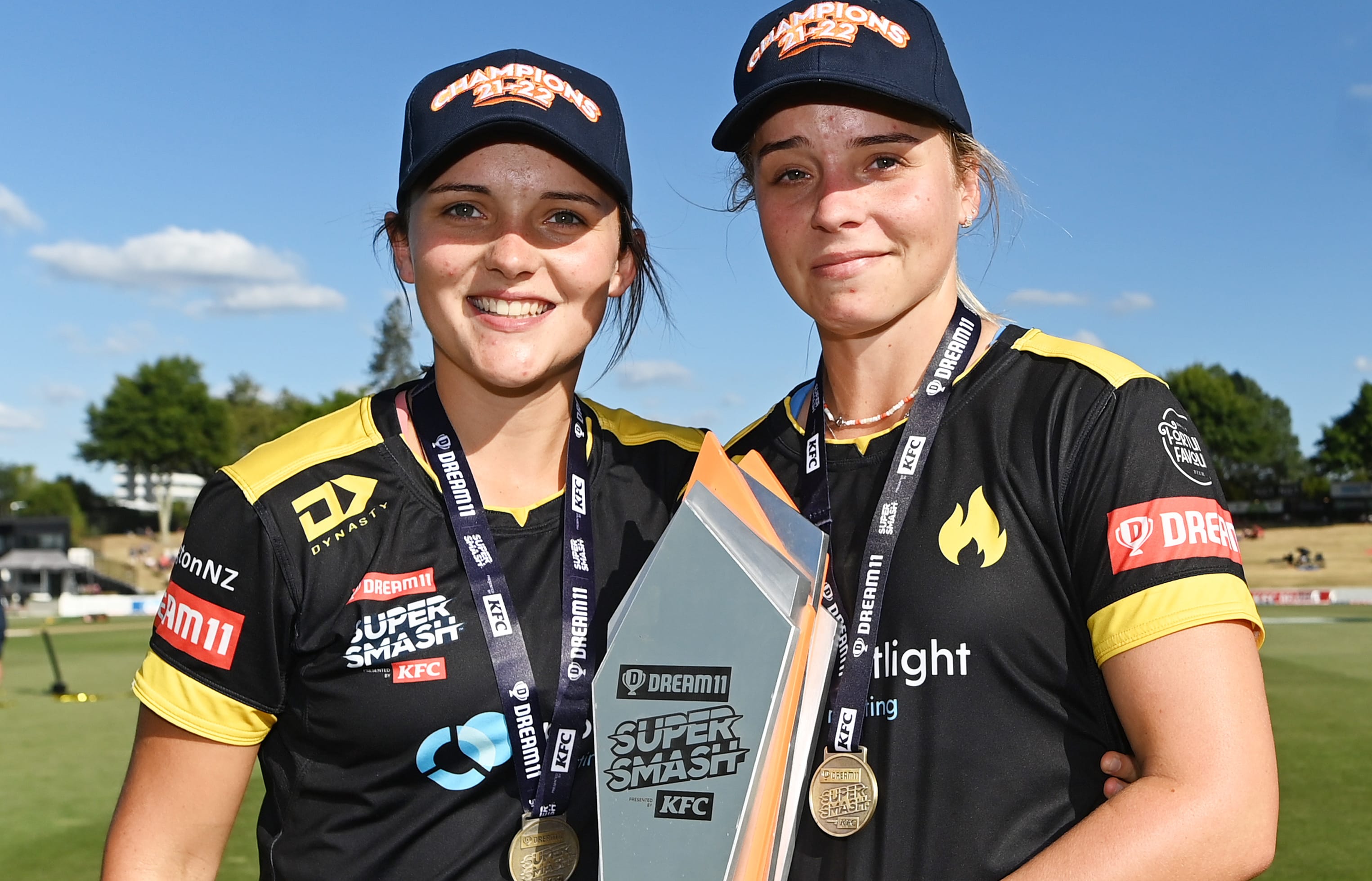 Amelia and Jess Kerr have had a lot of success together with the Wellington Blaze.