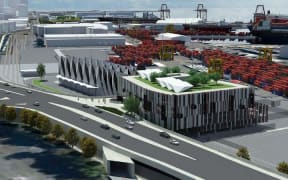 An artist's impression of the expanded port.
Copyright:
