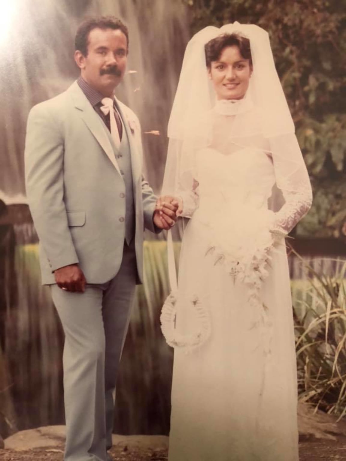 Te Ururoa & Wife Erana Ruakere Flavell on their Wedding Day