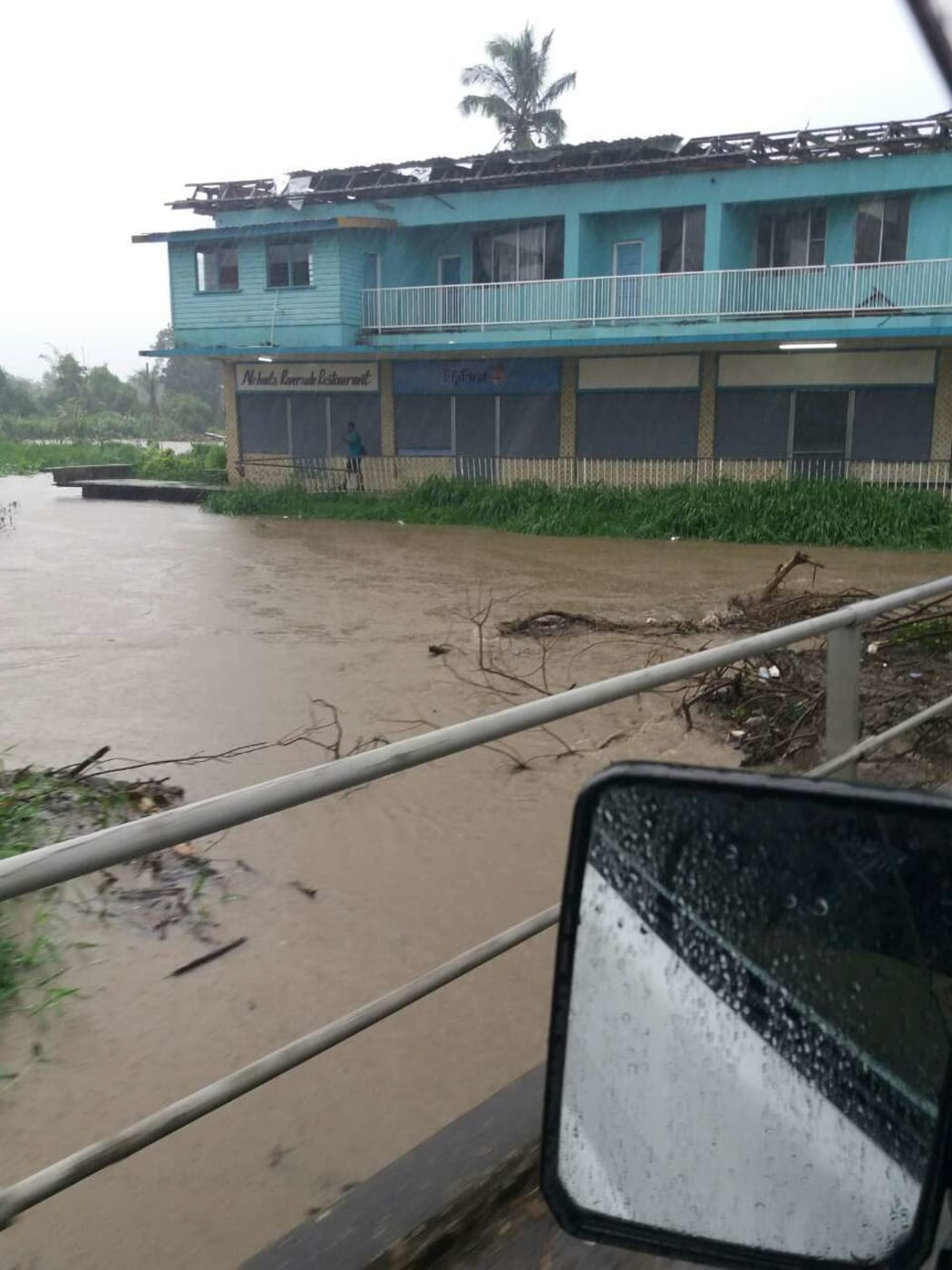 Flooding in Rakiraki, Fiji.