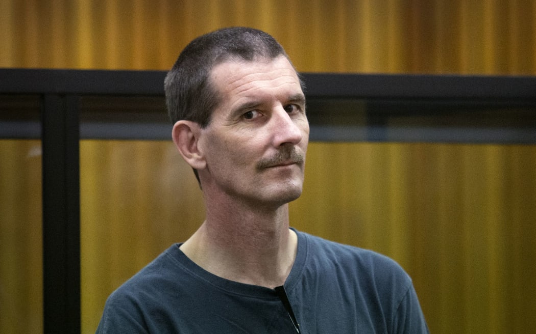 David Roigard at his sentencing at the High Court in New Plymouth.