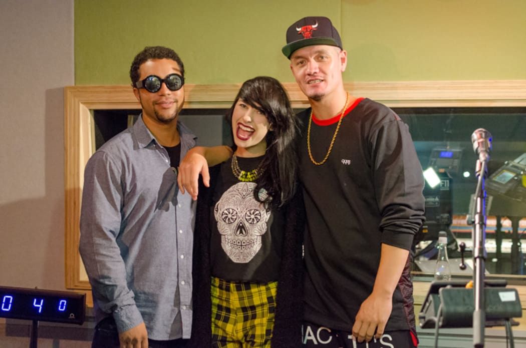 Taylor Graves, Kimbra and Stevie McQuinn Jnr