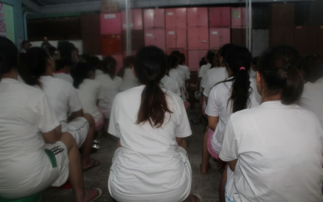 The women's quarters at the rehab centre.