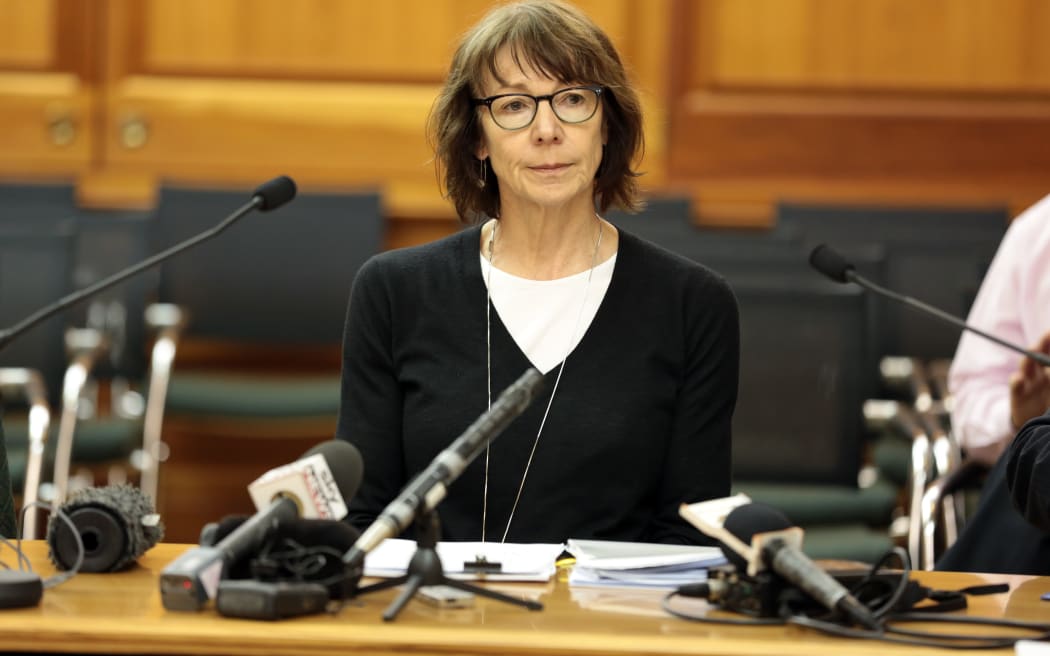 Inspector-General of Intelligence and Security Cheryl Gwyn appears before the select committee.