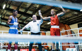 Marion Faustino Ah Tong was one seven Samoan boxers to win gold at the 2019 Pacific Games.